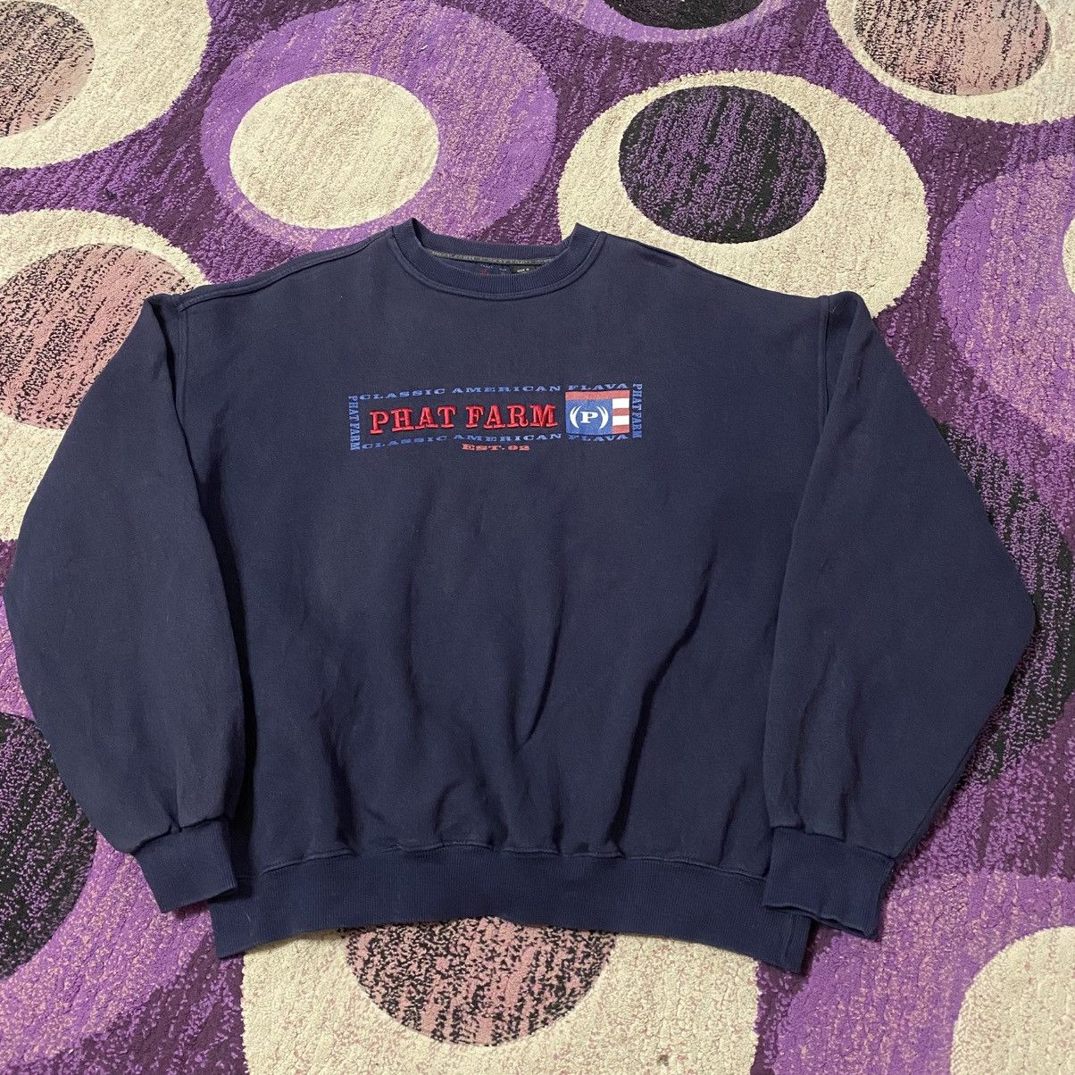 Phat Farm × Vintage Vintage Phat Farm 456 Sweatshirt Size US XL / EU 56 / 4 - 1 Thumbnail
