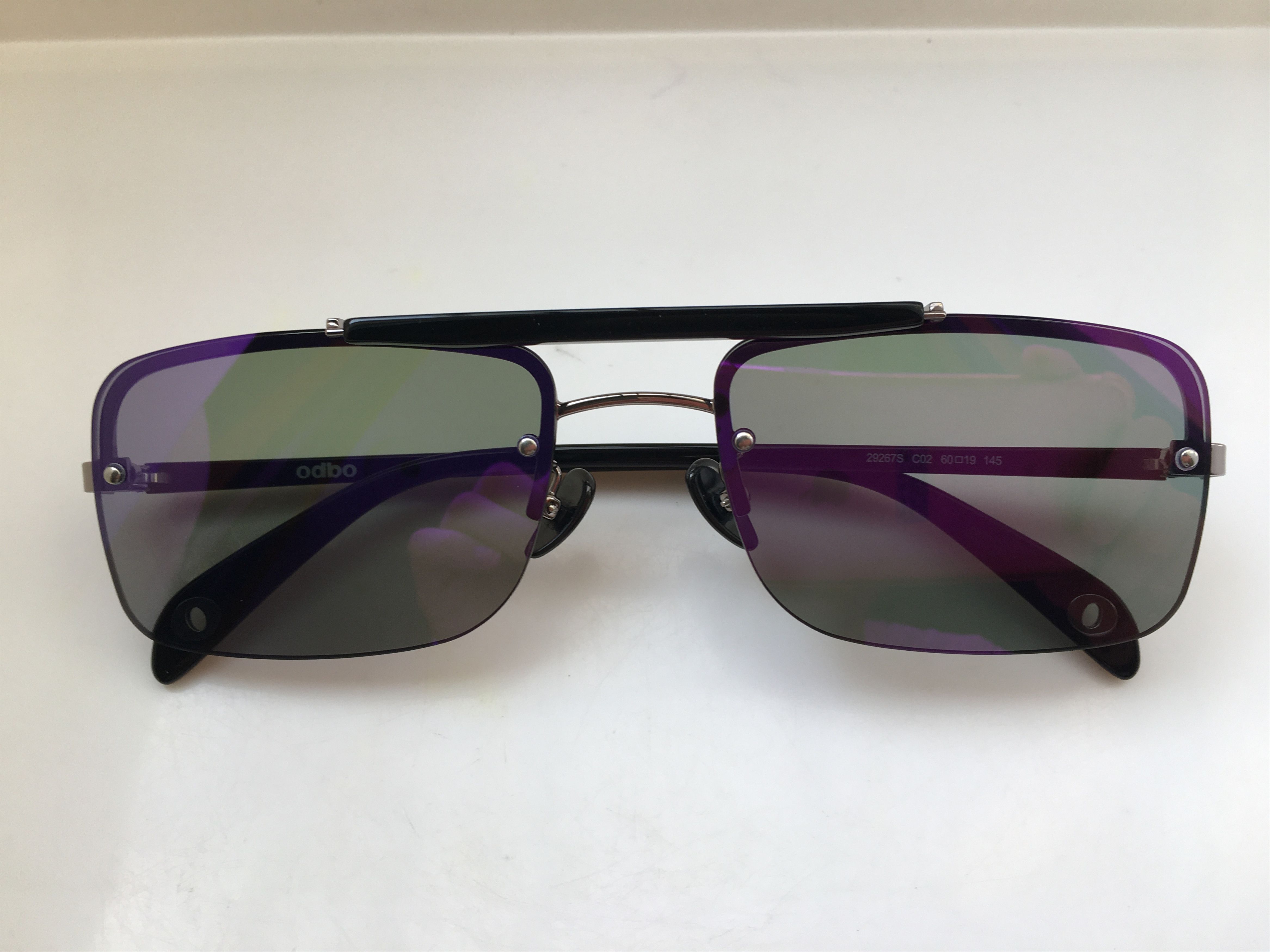 Other odbo 29267S Silver Black RUNWAY SHOW Sunglasses Frame Size ONE SIZE - 6 Thumbnail