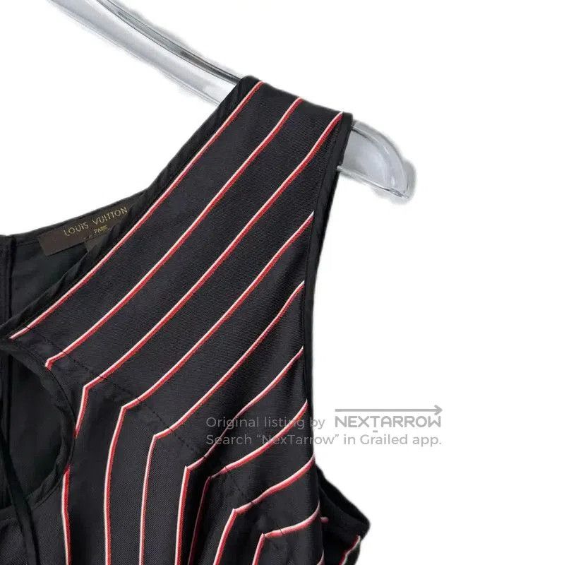 Louis Vuitton Louis Vuitton Black Cotton Blend Women's Dress . Size M / US 6-8 / IT 42-44 - 3 Thumbnail
