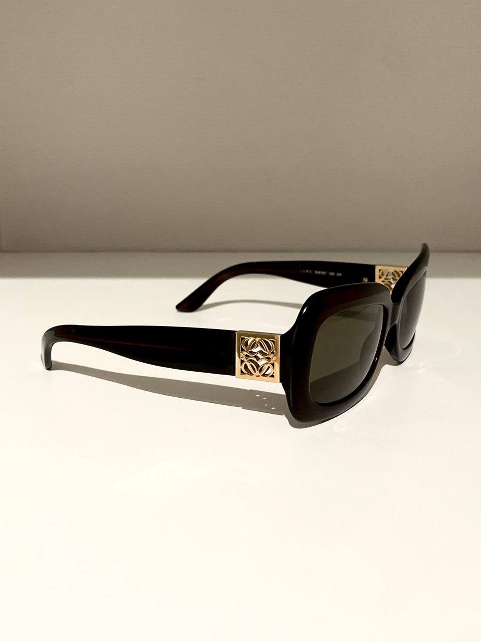 Loewe LOEWE Logo Rectangular Oversized Retro Sunglasses Vintage Size ONE SIZE - 5 Thumbnail