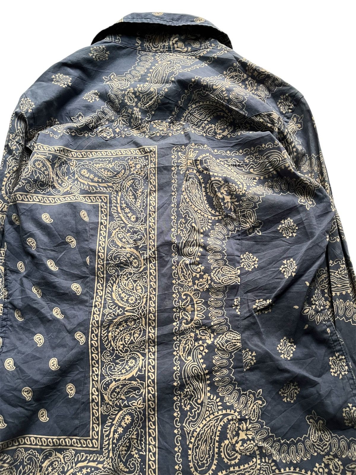 RRL Ralph Lauren Vintage ralph lauren paisley stone button shirt Size US M / EU 48-50 / 2 - 4 Thumbnail