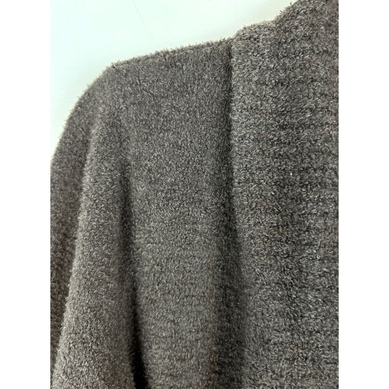 Vintage Barefoot Dreams Cardigan Sweater Womens XS Open Gray Nylon Rayon Regular Long Sleeve Size XS / US 0-2 / IT 36-38 - 4 Thumbnail
