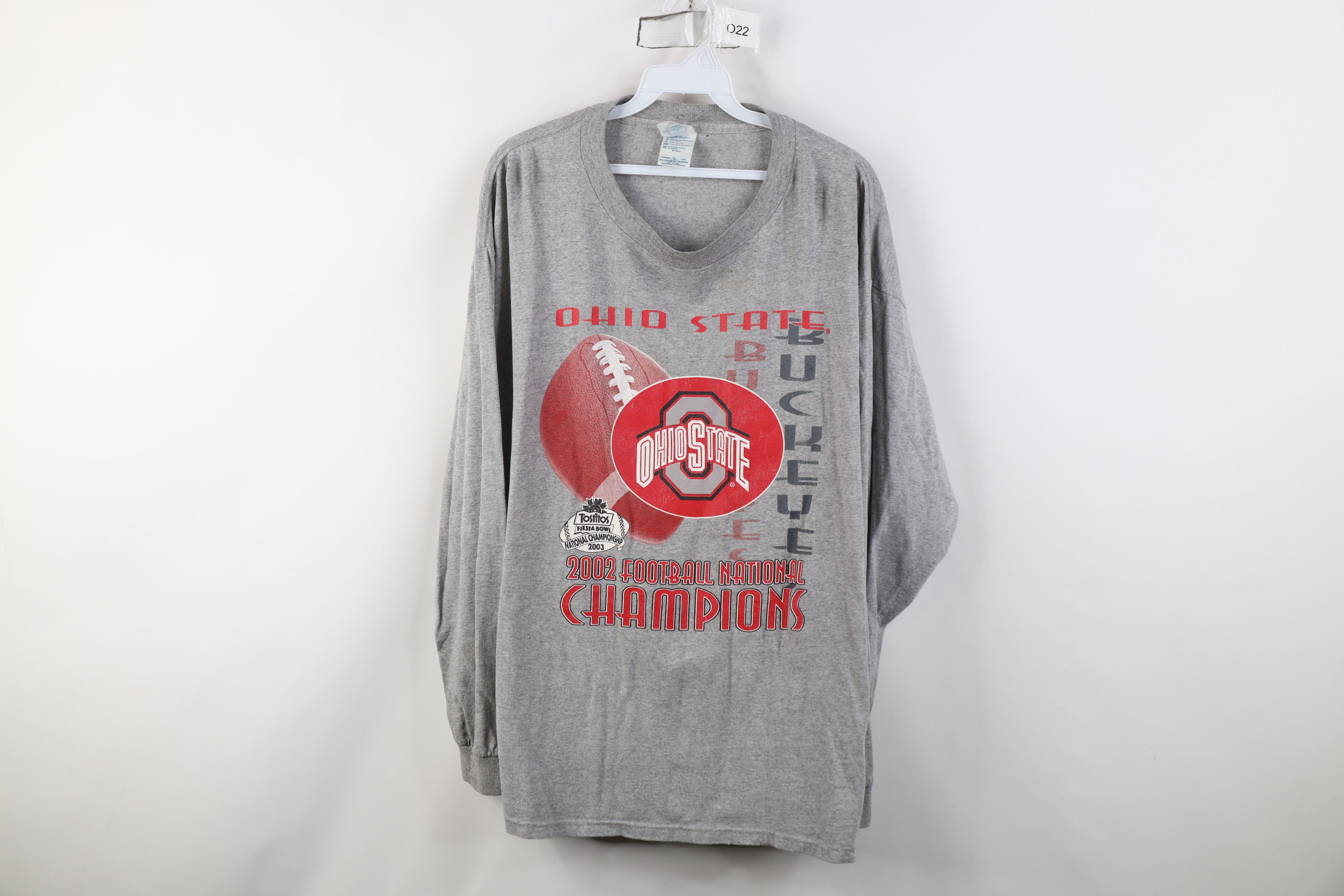 Vintage Vintage Champs Ohio State University Long Sleeve Shirt Size US XL / EU 56 / 4 - 1 Thumbnail
