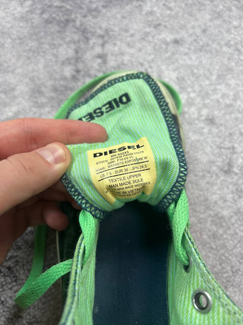Diesel Vintage Diesel High Sneakers Avant Garde Opium Size US 5.5 / EU 38 - 14 Thumbnail