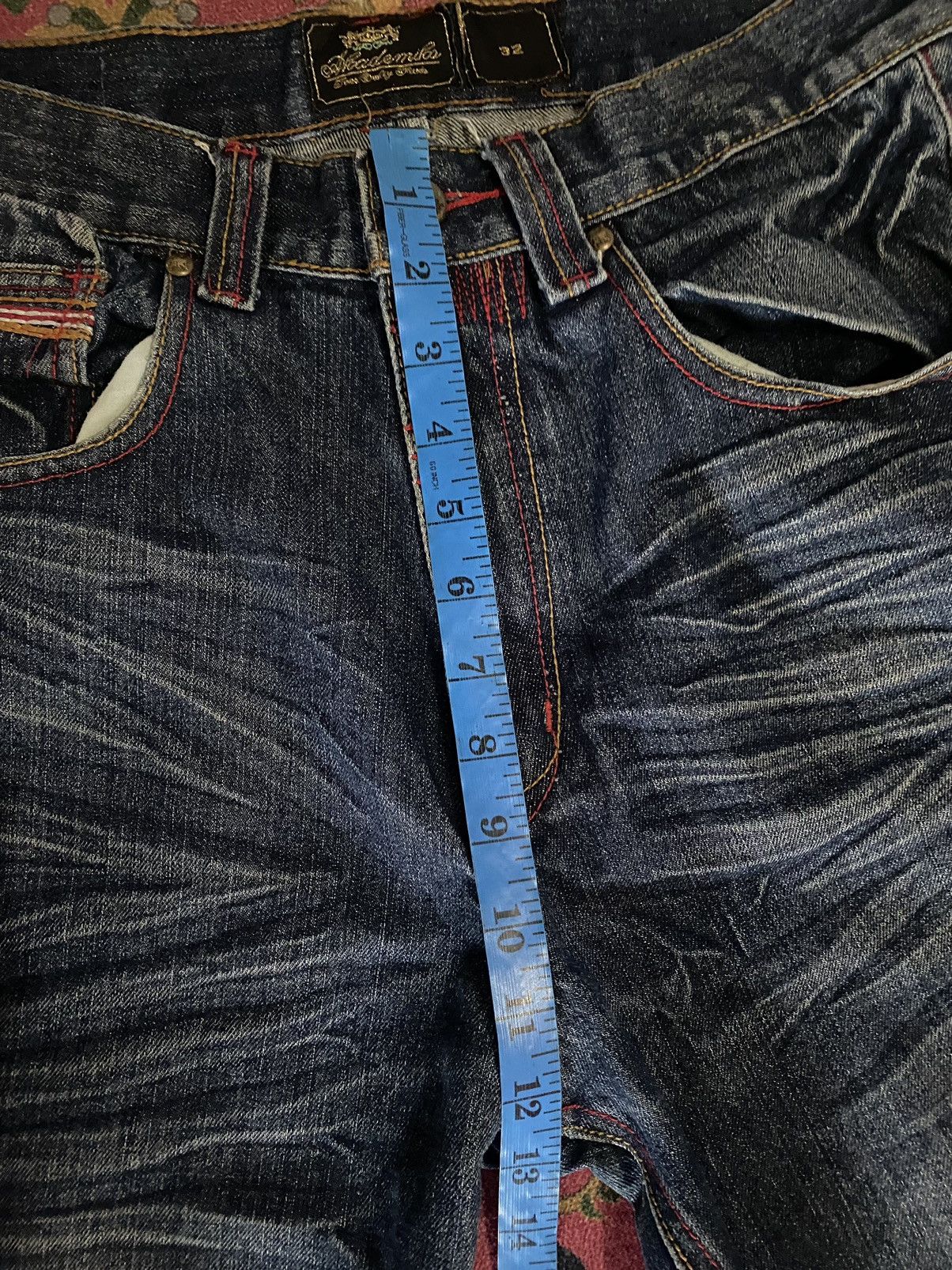 Akademiks Vintage Akademics ‘AKDMKS’ Distressed Jeans Size 32 Size US 32 / EU 48 - 16 Thumbnail