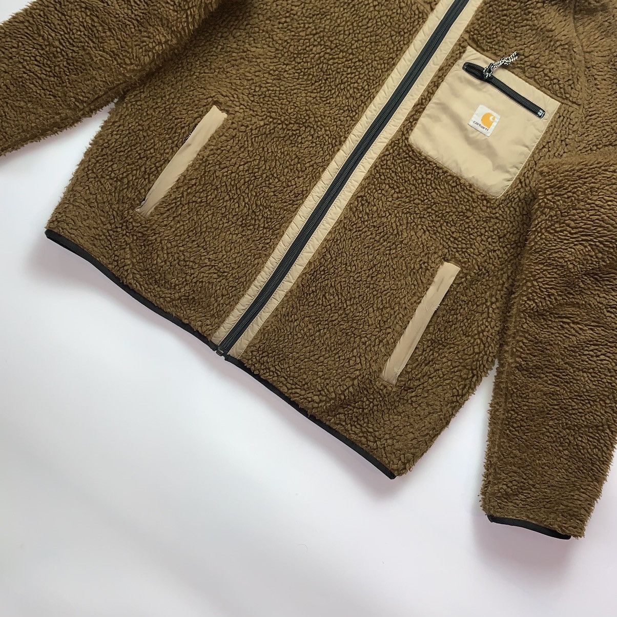 Other CARHARTT WIP PRENTIS LINER SHERPA FLEECE JACKET Size US L / EU 52-54 / 3 - 3 Thumbnail