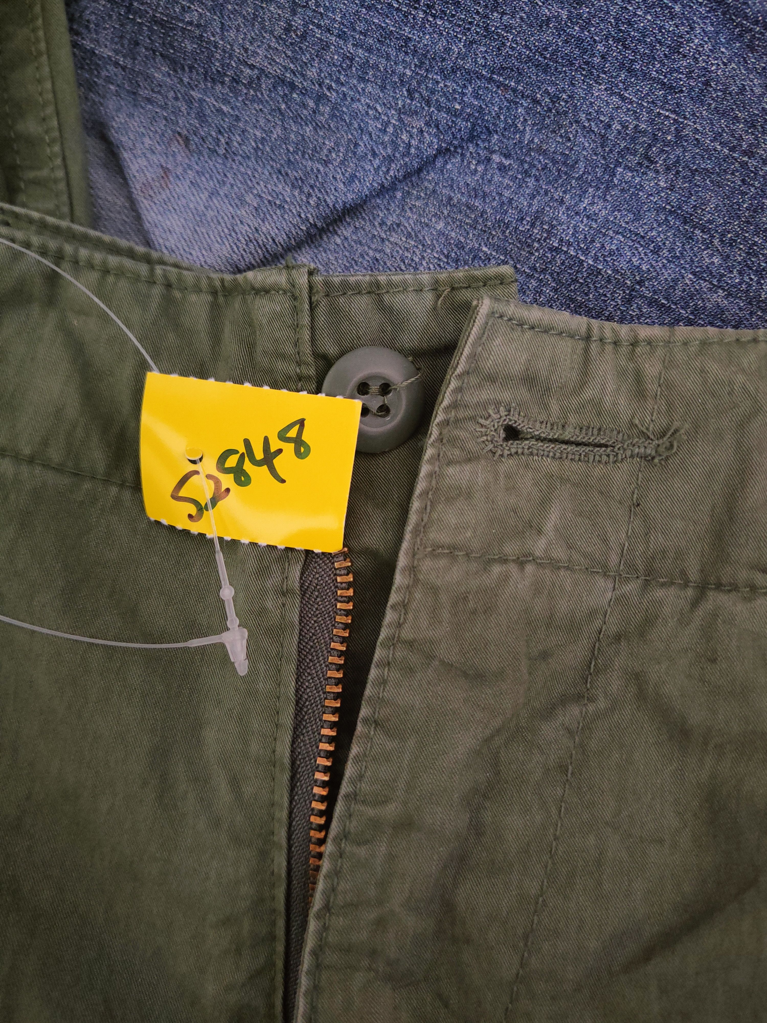 Japanese Brand Uniqlo Green Multipocket Cargo Pants #S2848 Size US 26 / EU 42 - 14 Thumbnail