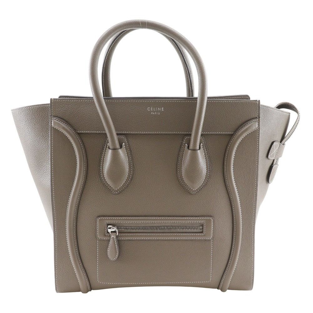 Celine Celine Celine Luggage Mini Shopper Calf Handbag Leather Handbag 165213DRU.09SO DUTY FREE for USA Size ONE SIZE - 1 Thumbnail