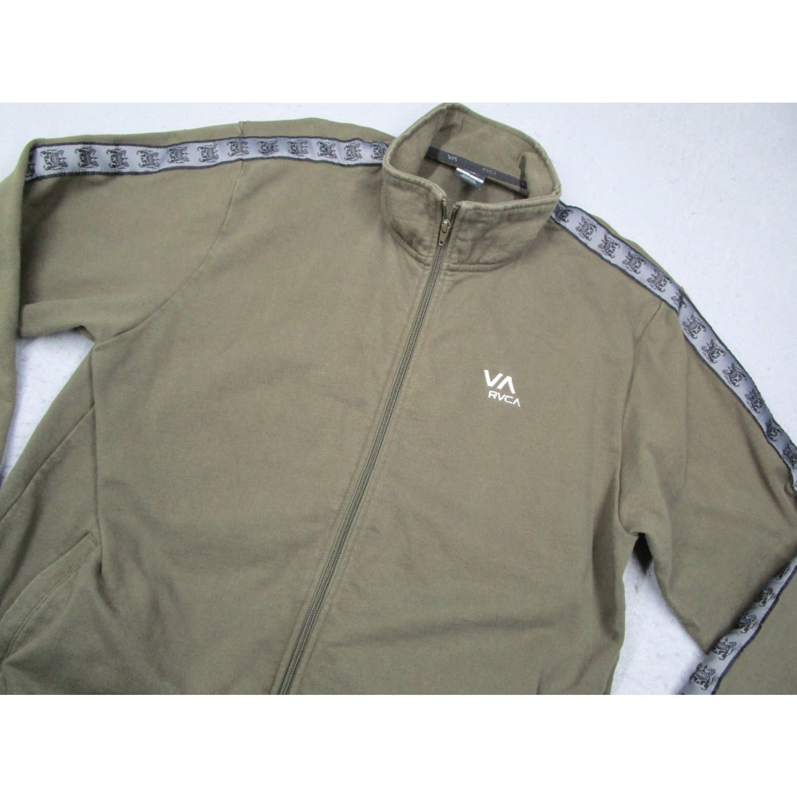 RVCA RVCA Jacket Men's XL Green Full Zip Bomber Casual Skate Workwear Size US XL / EU 56 / 4 - 2 Thumbnail