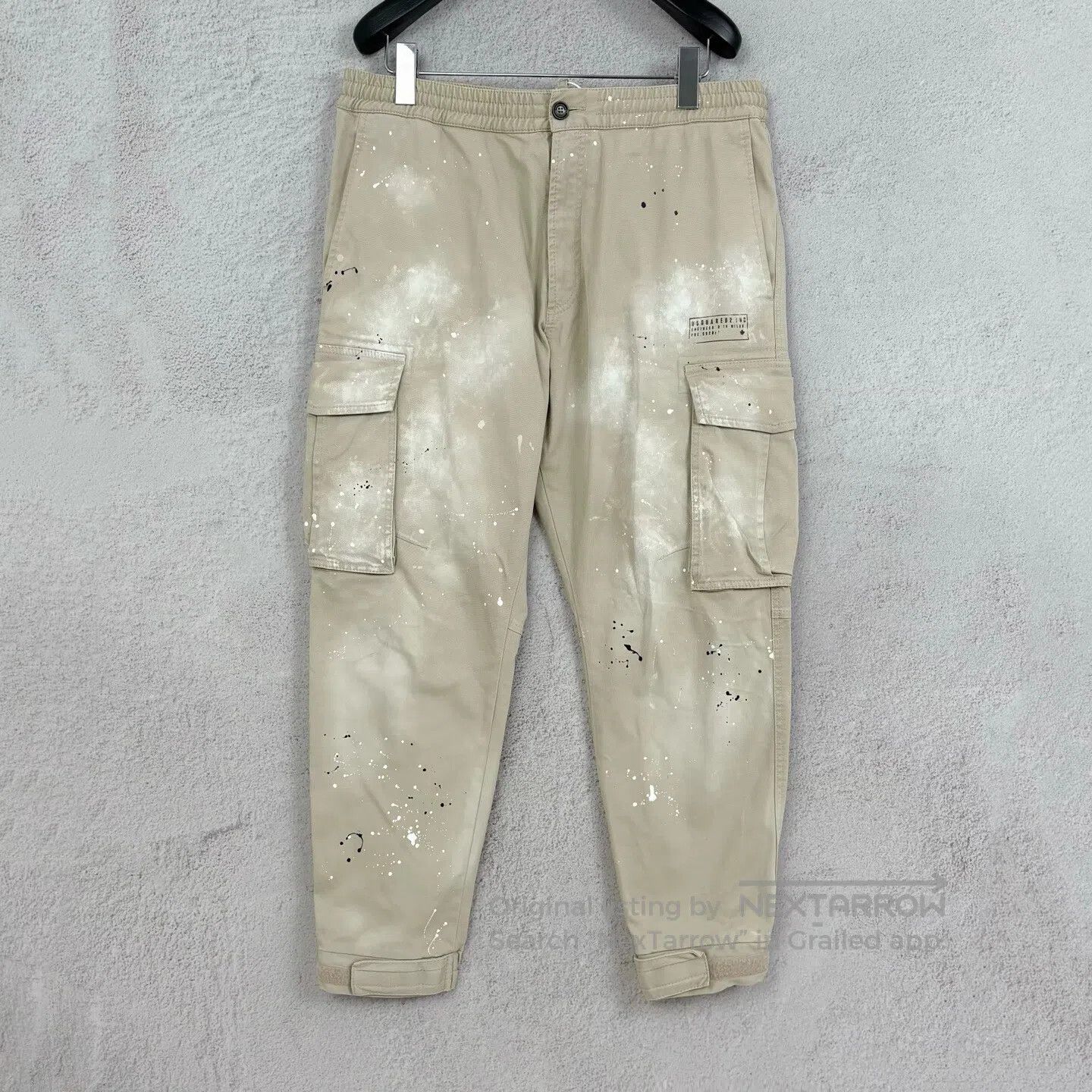 Dsquared2 Dsquared2 SS22 Decolorization Effect: Khaki Color, Ink-Sta Size US 34 / EU 50 - 1 Thumbnail