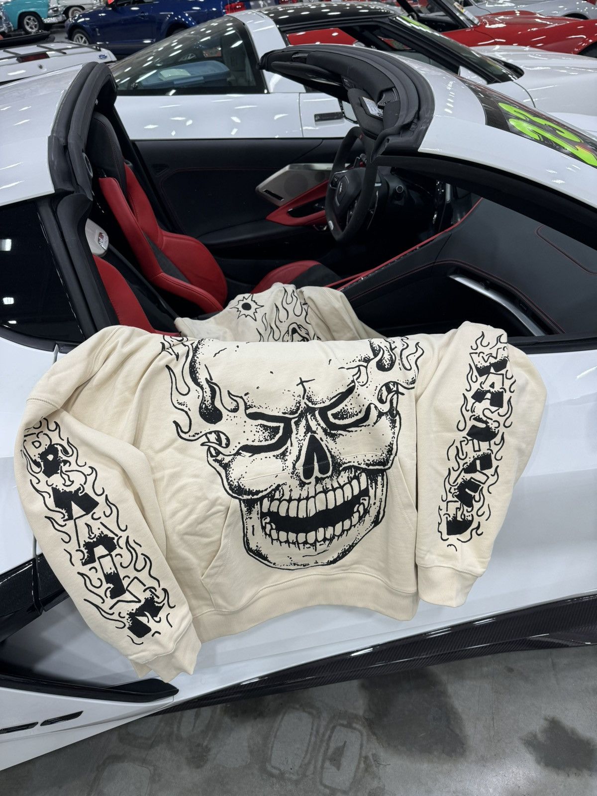 Designer × Japanese Brand Brainwashed Biker Hoodie Size US XL / EU 56 / 4 - 4 Thumbnail