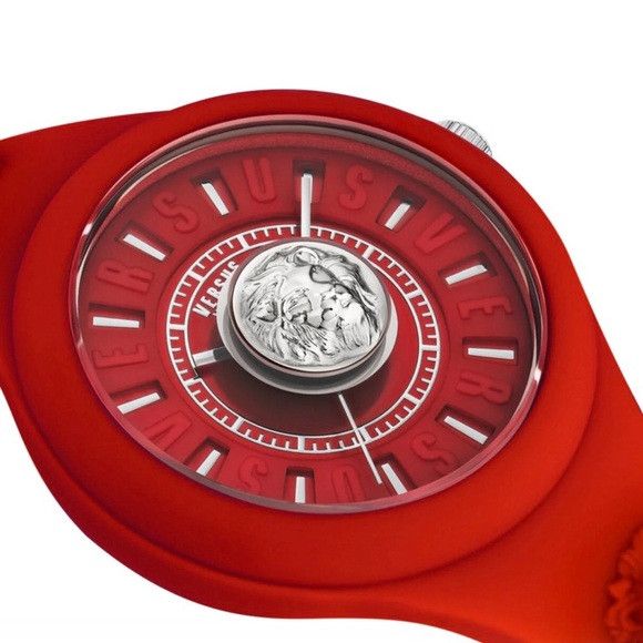 Versus Versace VERSUS Versace Fire Island Lion Silicone Strap Watch 39mm Size ONE SIZE - 2 Thumbnail