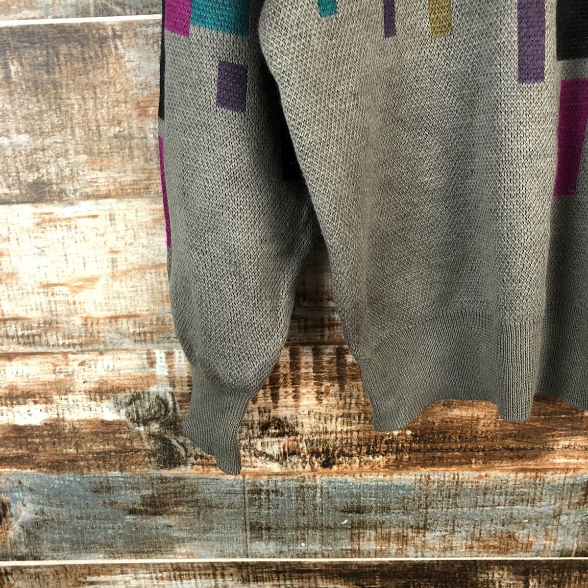 Japanese Brand DL Bel Shepree vintage art Gray Knitwear sweatshirt #C473 Size M / US 6-8 / IT 42-44 - 7 Thumbnail