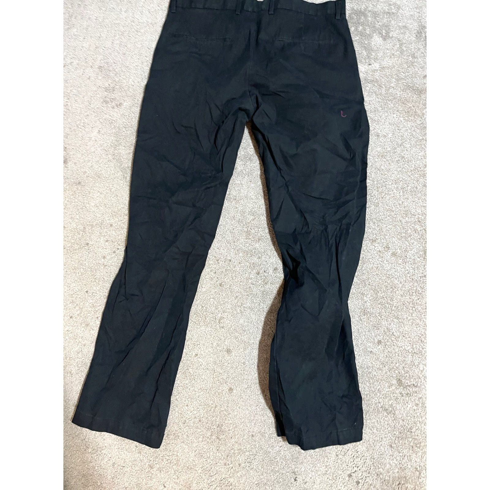 Gap Gap Chino Pants Men 34x32 Black Relaxed Fit Zip Fly Pockets Pants Size US 34 / EU 50 - 3 Thumbnail