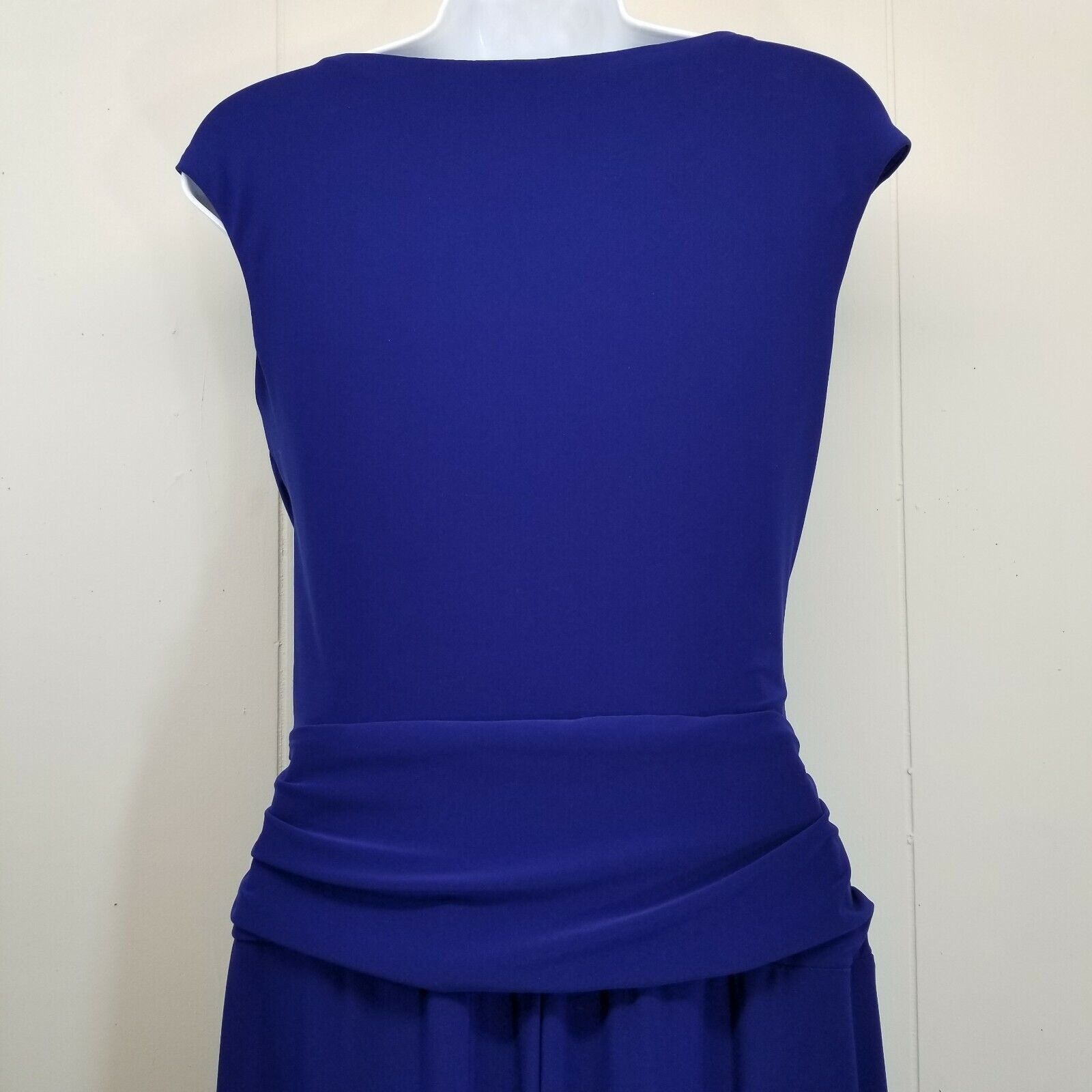 Lauren Ralph Lauren Ralph Lauren 4 Dress Blue Purple A Line Flared Boat Neck Cap Size S / US 4 / IT 40 - 5 Thumbnail