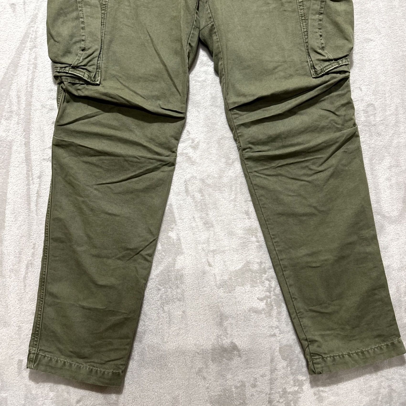 Gap Gap The Lived - In Military Slim Men's Size 32 Taper Army Green Cargo Pants Size US 32 / EU 48 - 5 Thumbnail
