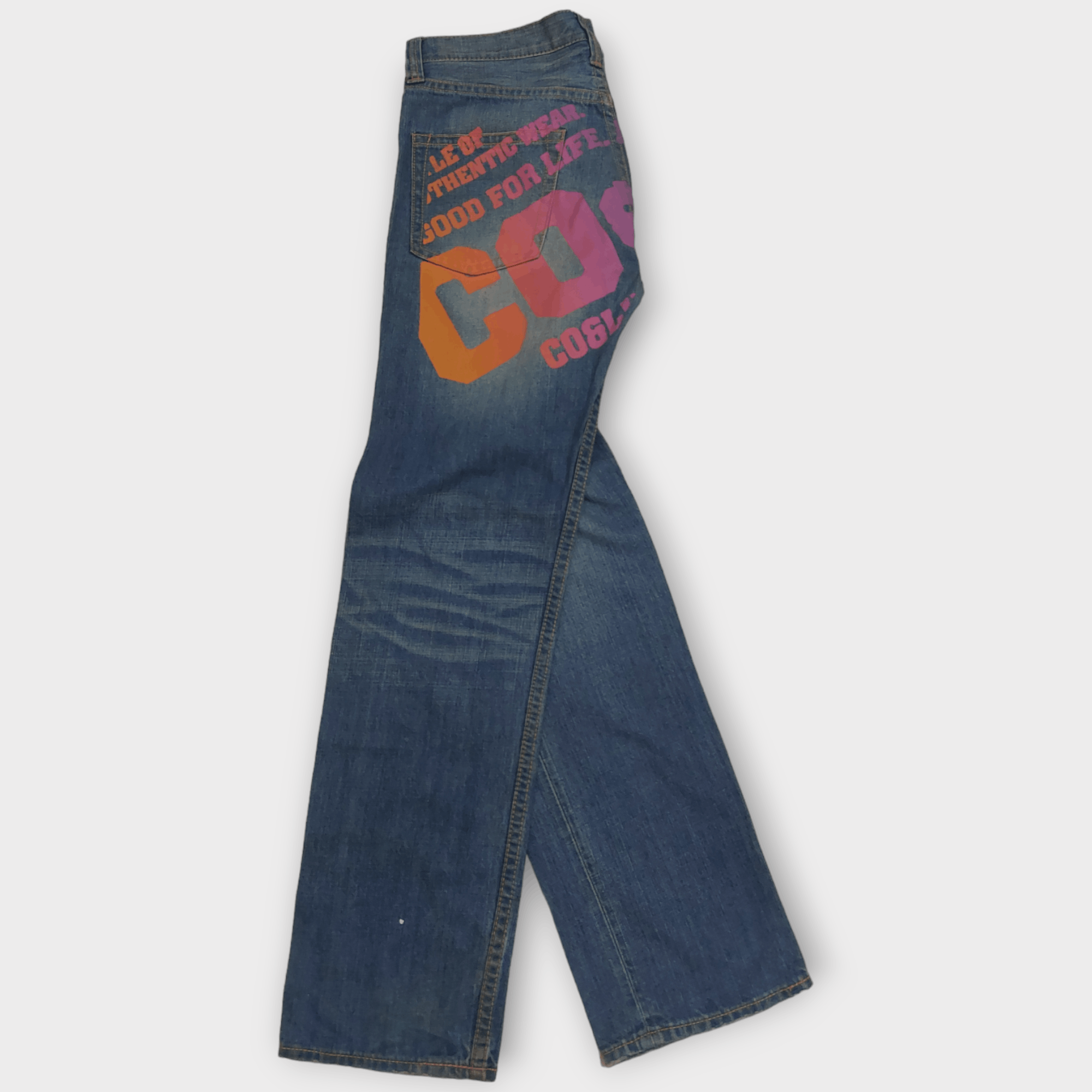 Vintage Japanese Co & Lu Big Logo Jeans Size US 34 / EU 50 - 5 Thumbnail