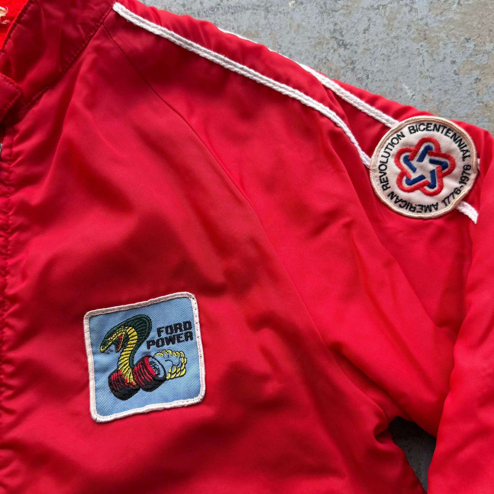 Vintage Vintage 1970’s Ford Cobra Mustang Racing Jacket Nylon Size US L / EU 52-54 / 3 - 2 Thumbnail