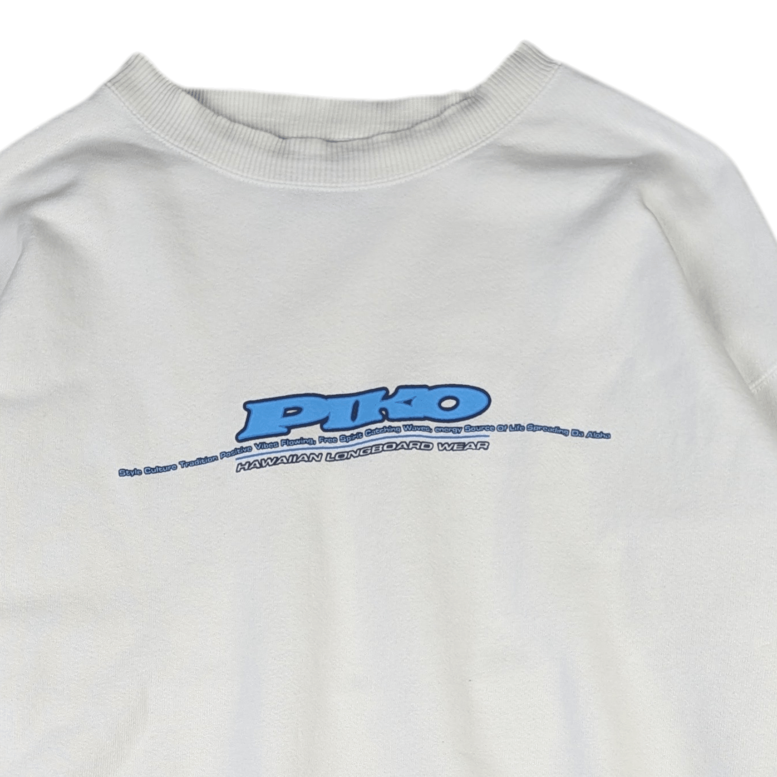 Japanese Brand PIKO Big Logo Hawaiian Longboard Surf Aloha Sweatshirts Size US L / EU 52-54 / 3 - 5 Thumbnail