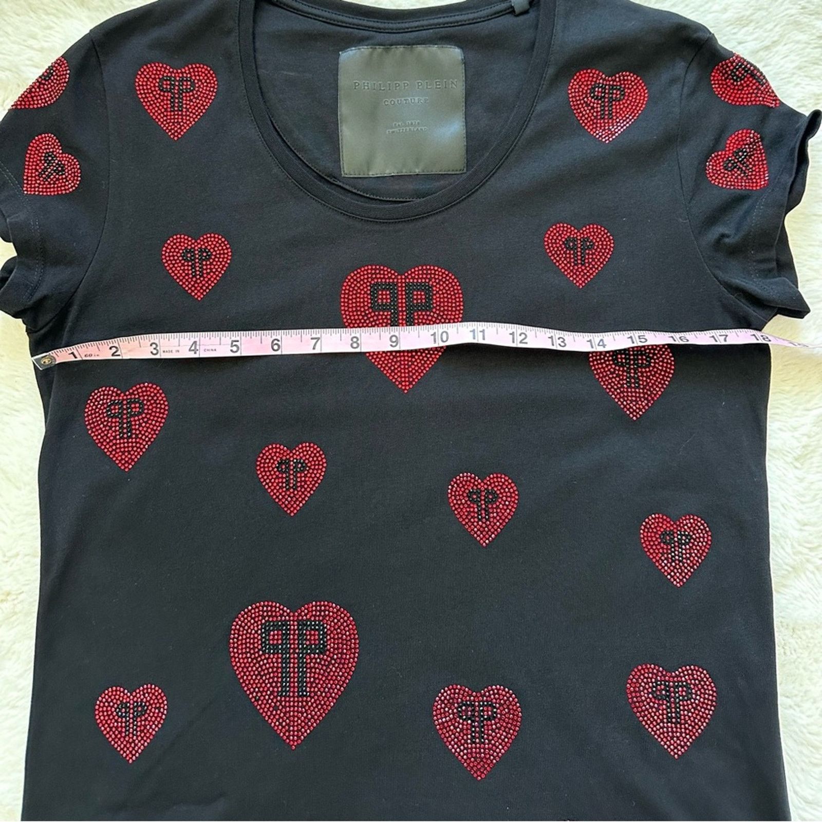 Philipp Plein NEW!! Philipp Plein women T-shirt with crystals size XL 650$ Size XL / US 12-14 / IT 48-50 - 8 Thumbnail