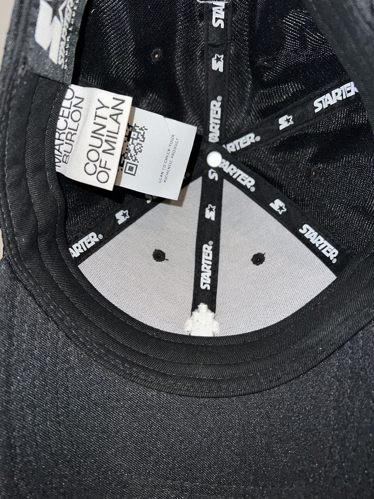 Marcelo Burlon × Starter Marcelo Burlon Starter Hat Size ONE SIZE - 5 Thumbnail