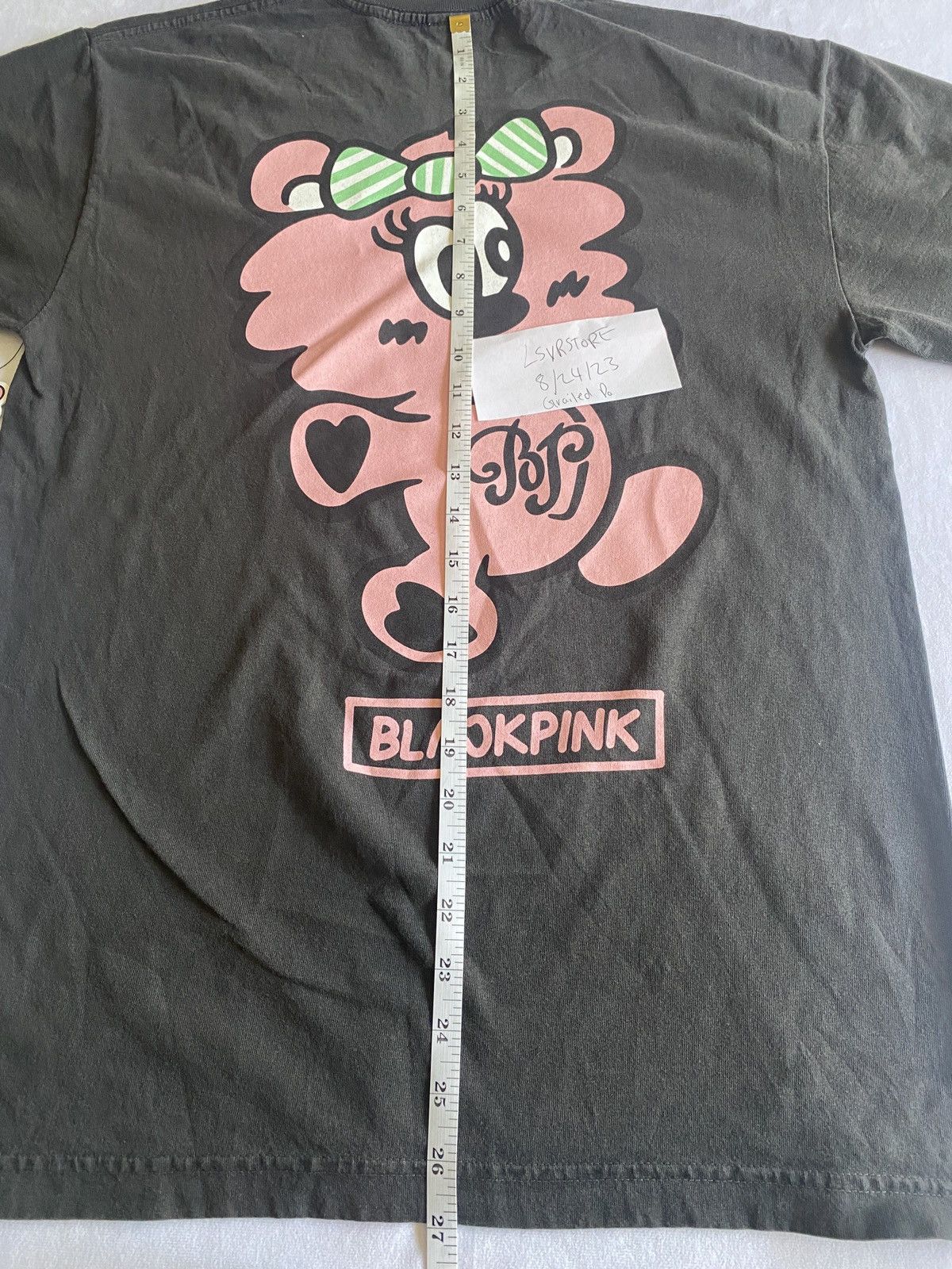 Other Blackpink X Verdy Born Pink Plush Tee Black Small Size US S / EU 44-46 / 1 - 10 Thumbnail