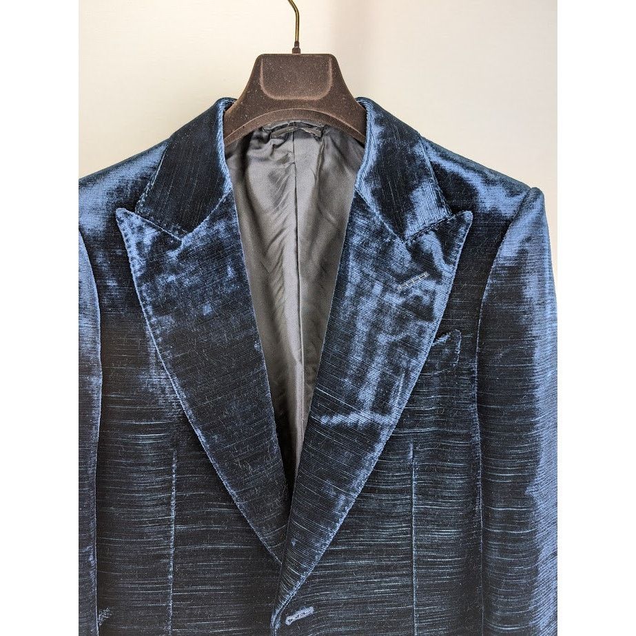 Tom Ford o1rshd1 Blazer Jacket In Ink Blue Size US S / EU 44-46 / 1 - 3 Thumbnail
