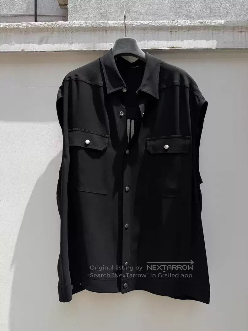 Rick Owens Rick Owens SS22 Strobe Pony Hair Gimp Vest | Grailed