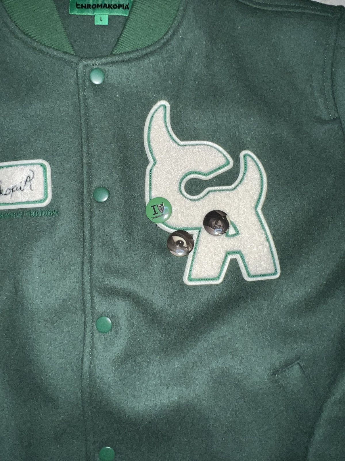 Golf Wang Tyler The Creators Chromakopia Varsity Letterman Jacket Size US L / EU 52-54 / 3 - 3 Thumbnail