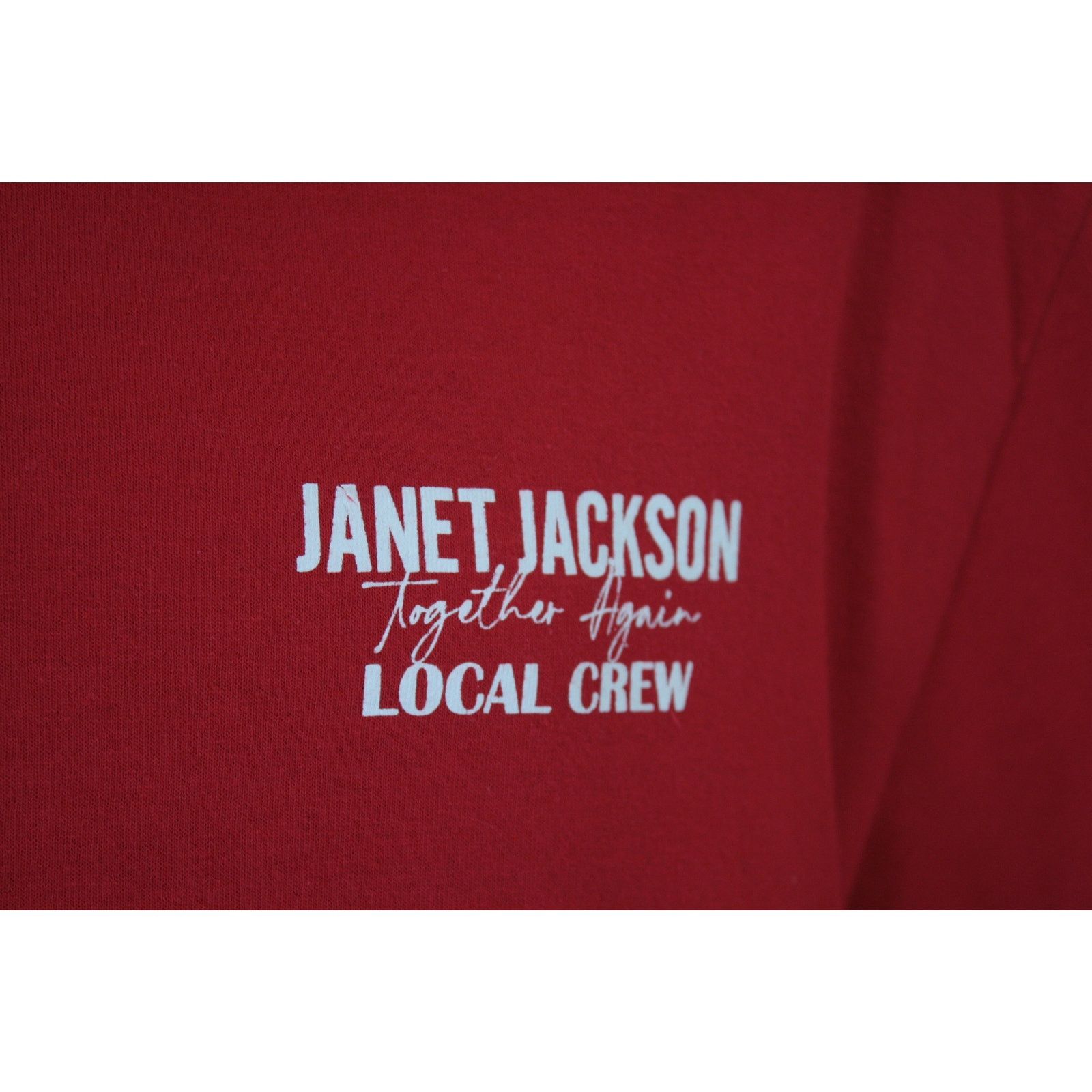 Band Tees Janet Jackson Together Again Tour 2023 Local Crew Shirt Size US XL / EU 56 / 4 - 2 Thumbnail