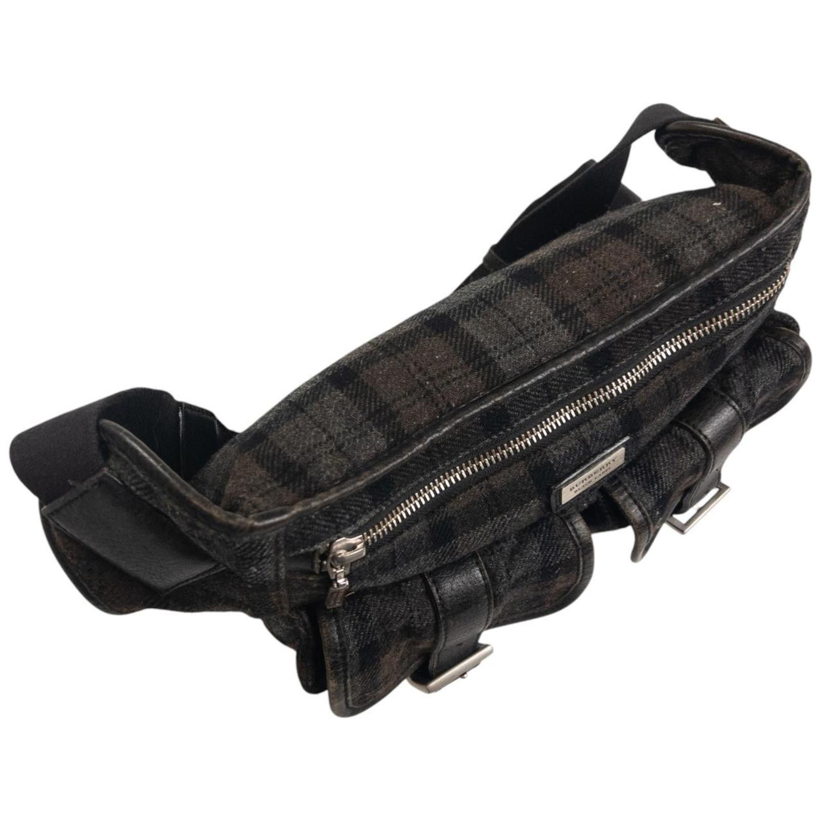 Burberry Vintage Burberry Nova Check Wool Crossbody Bag Size ONE SIZE - 5 Thumbnail