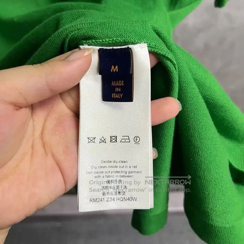 Louis Vuitton Louis Vuitton Green Men's Cotton T-Shirt . Size US M / EU 48-50 / 2 - 4 Thumbnail