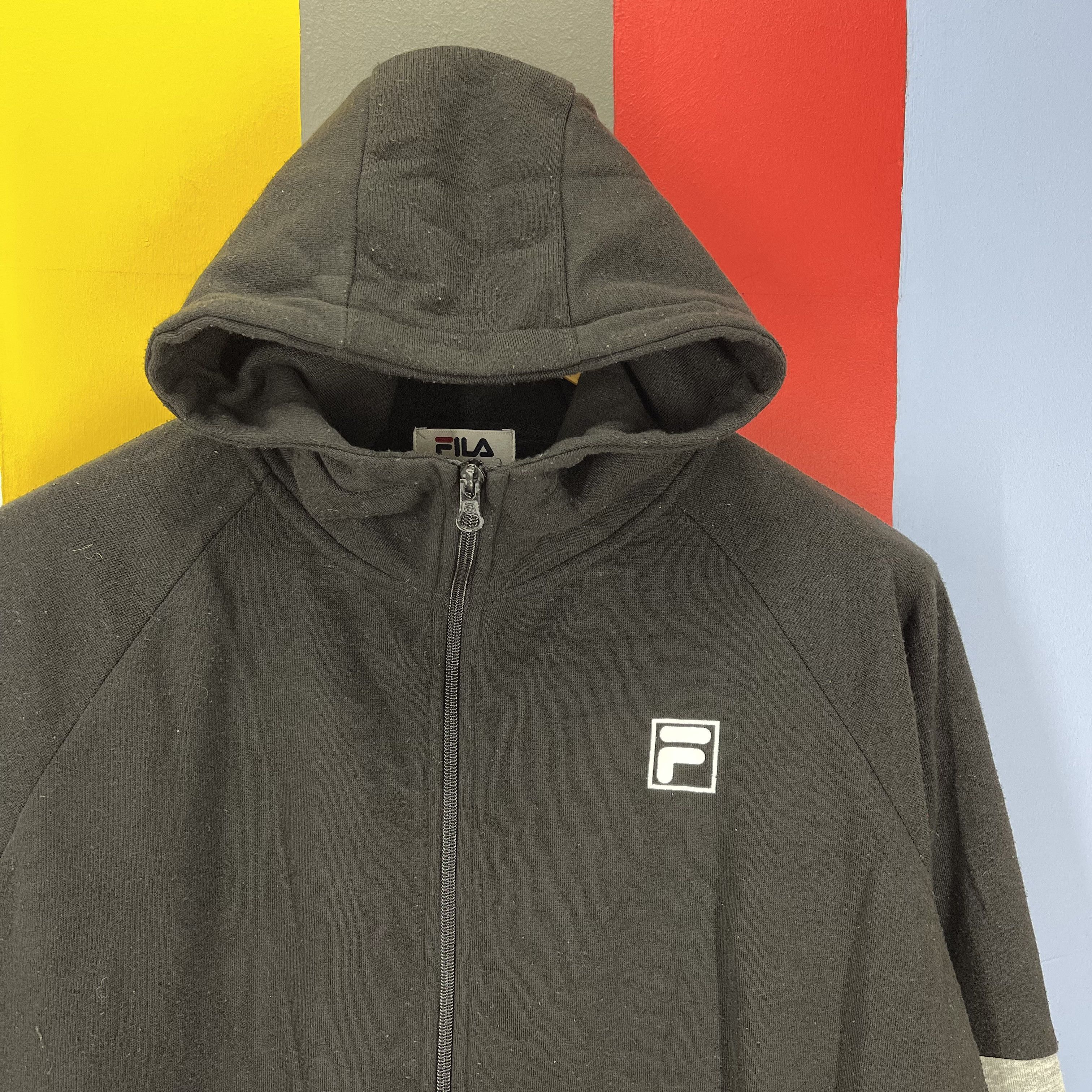 Fila FILA Zipper Hoodie #1234/AQ Size US M / EU 48-50 / 2 - 2 Thumbnail
