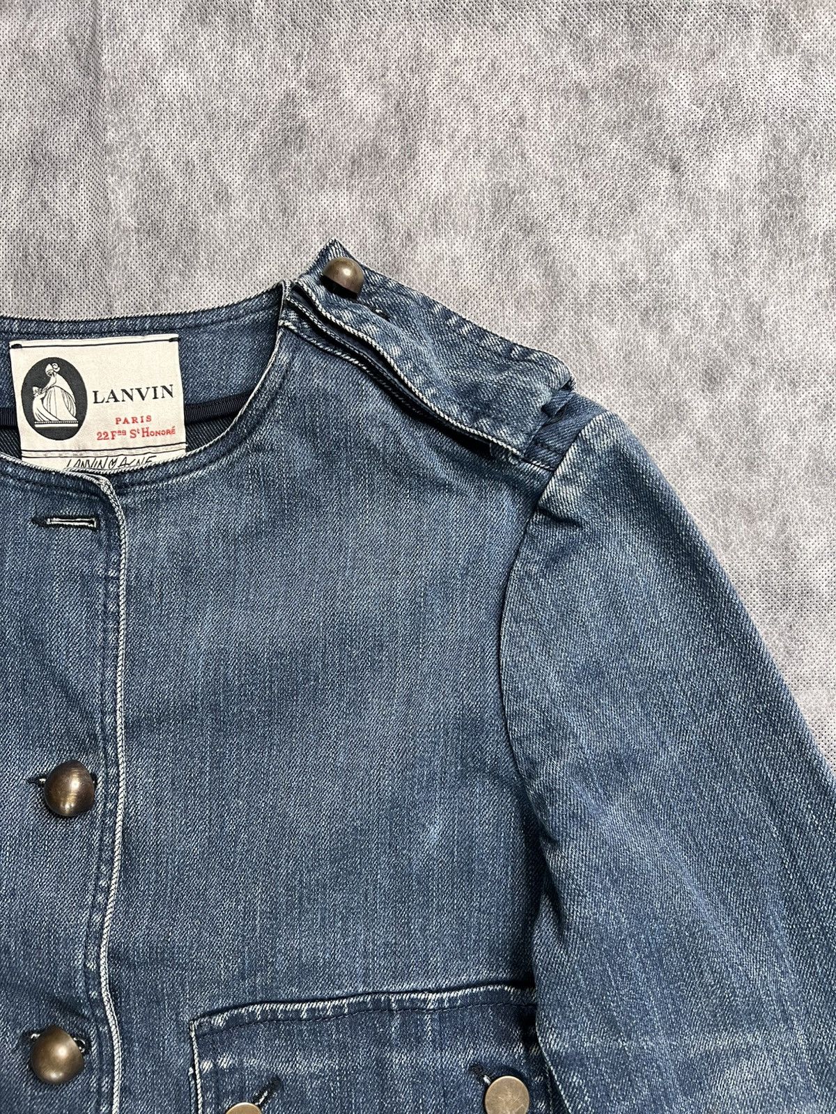 Lanvin LANVIN LOVES ACNE JEANS DENIM JACKET sz 38 WOMEN Size XS / US 0-2 / IT 36-38 - 6 Thumbnail