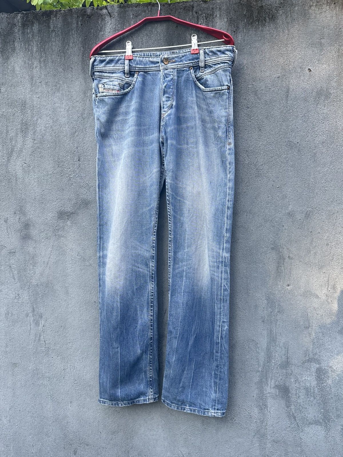 Diesel 👹Vintage Diesel Poiak Straight Cut Jeans Size US 29 - 4 Thumbnail