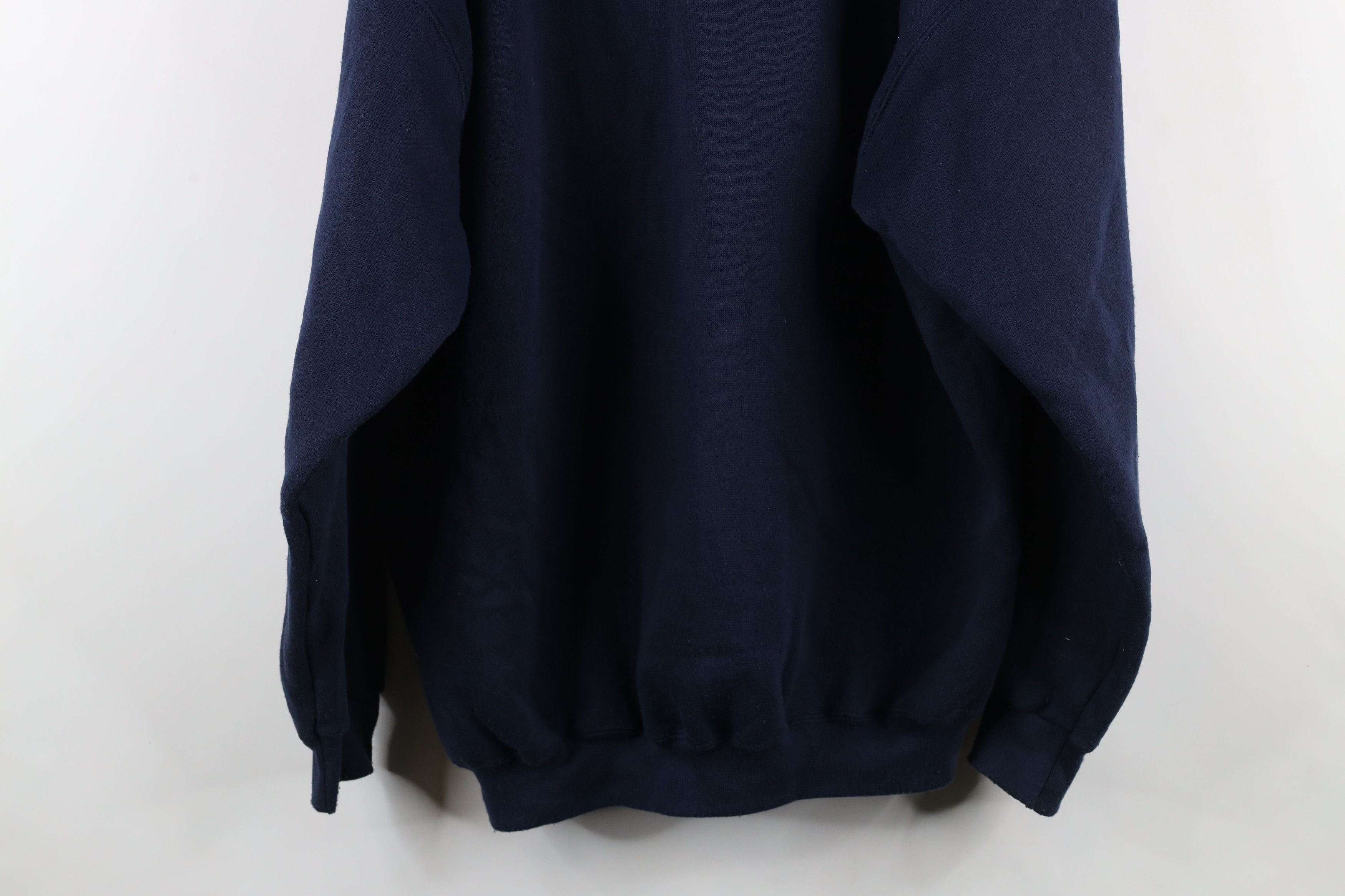 Vintage Vintage 90s Roadway Express Hoodie Sweatshirt Navy Blue USA Size US XXL / EU 58 / 5 - 13 Thumbnail