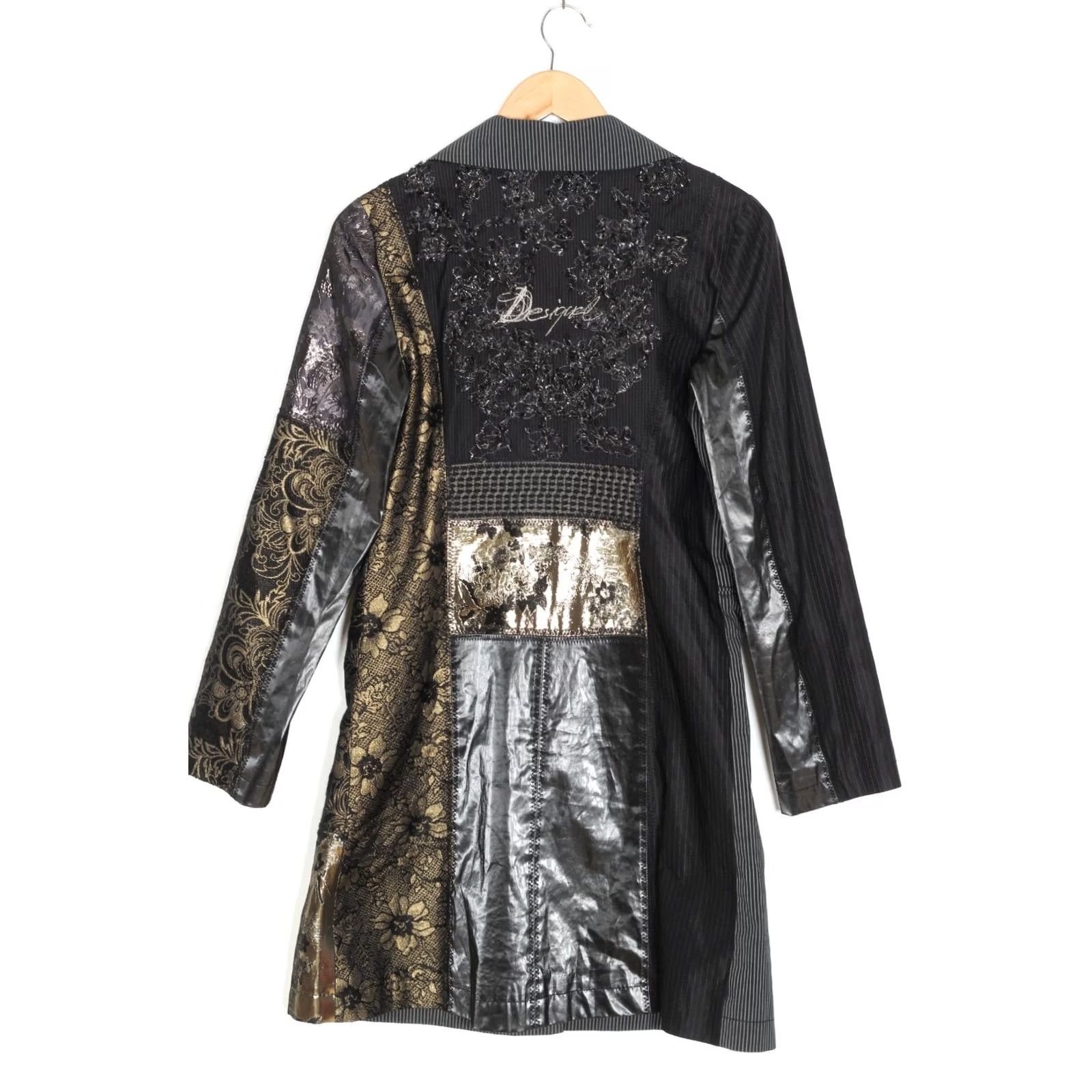 Desigual DESIGUAL Coat Jacket Women 01E2900 Overcoat Size 38 Multicoloured MJ4961 Size XS / US 0-2 / IT 36-38 - 3 Thumbnail