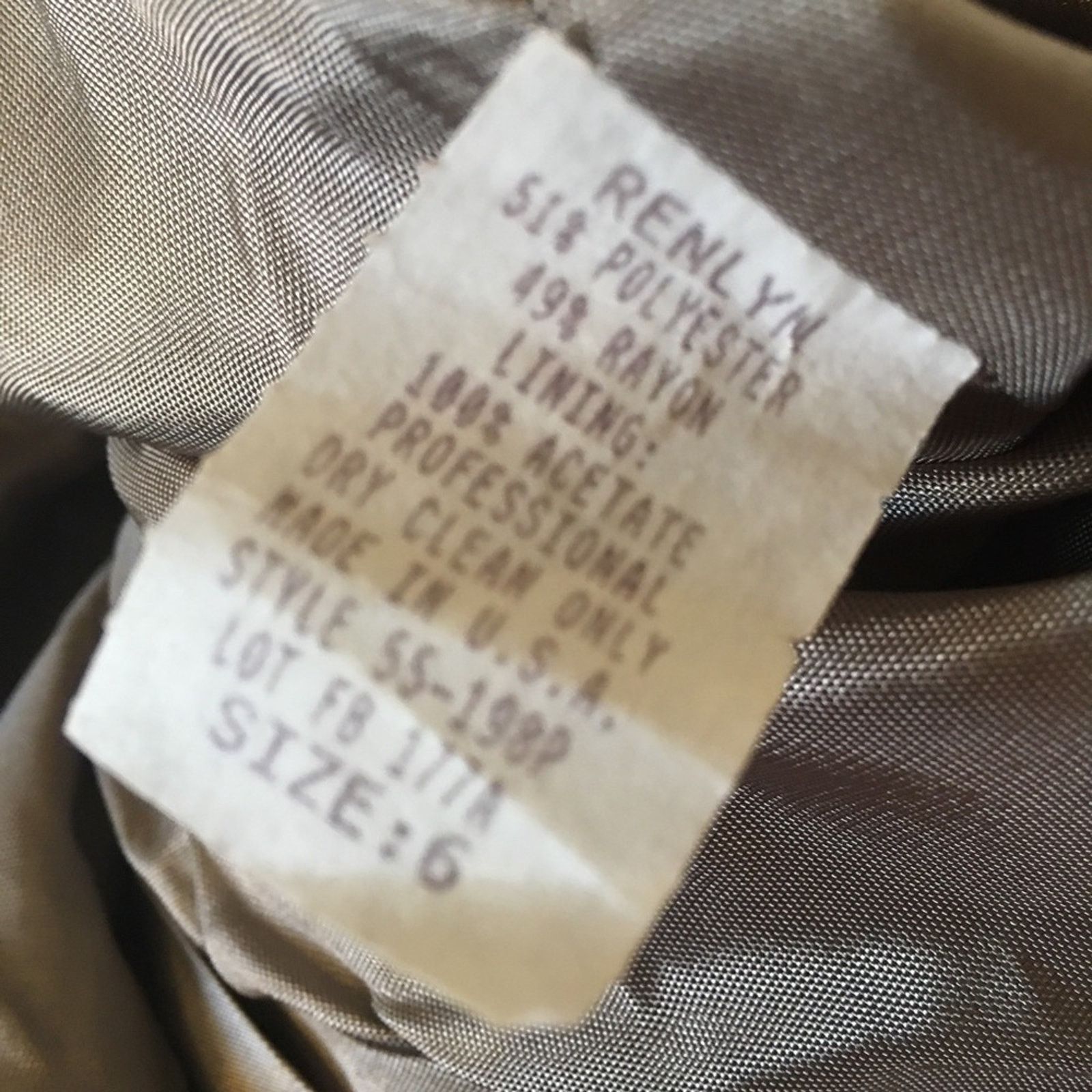 Other Vintage Renlyn New York Petites Gray pant suit 6P Size M / US 6-8 / IT 42-44 - 13 Thumbnail