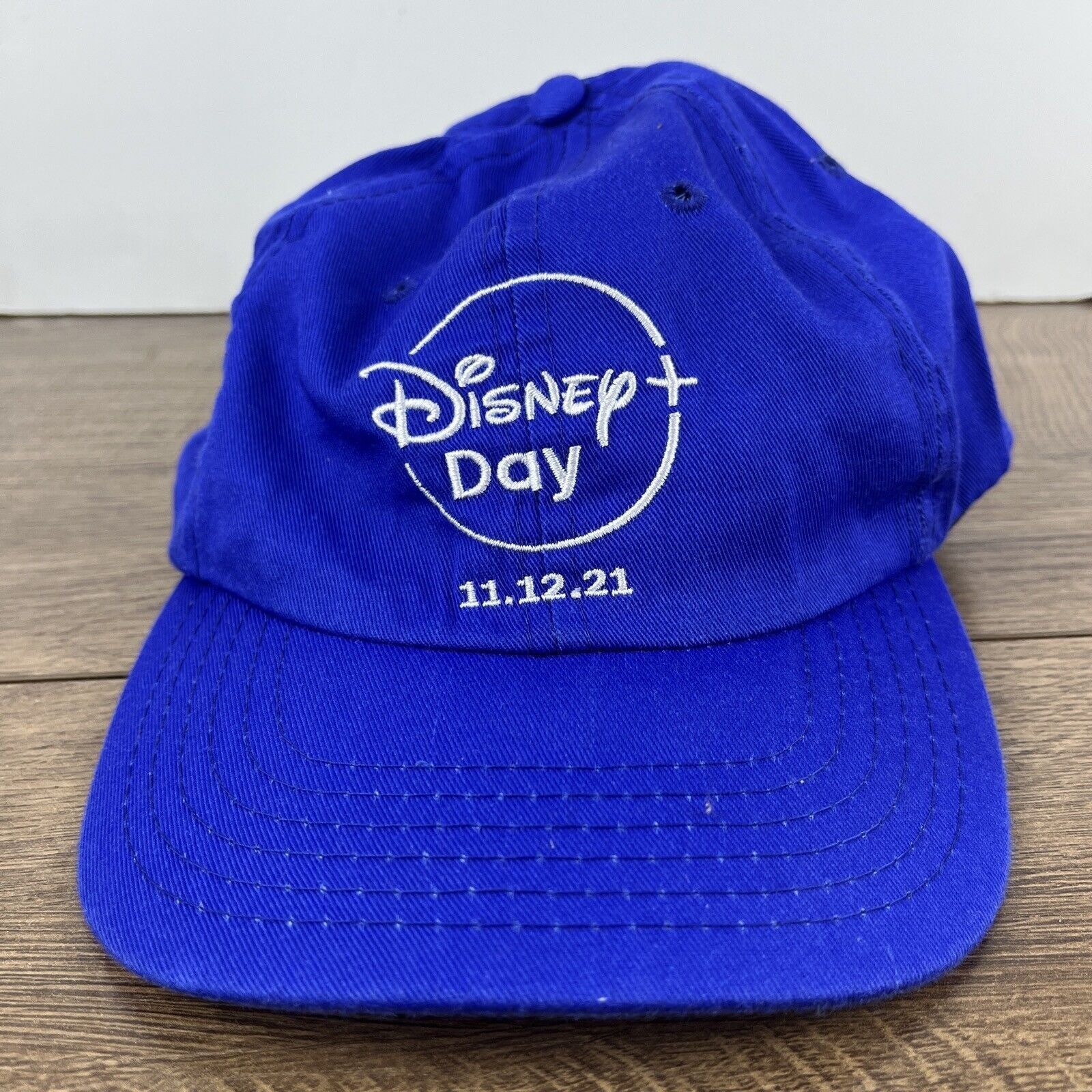 Disney Disney Day 2021 Hat Blue Hat Adjustable Adult Size Hat Cap Size ONE SIZE - 3 Thumbnail