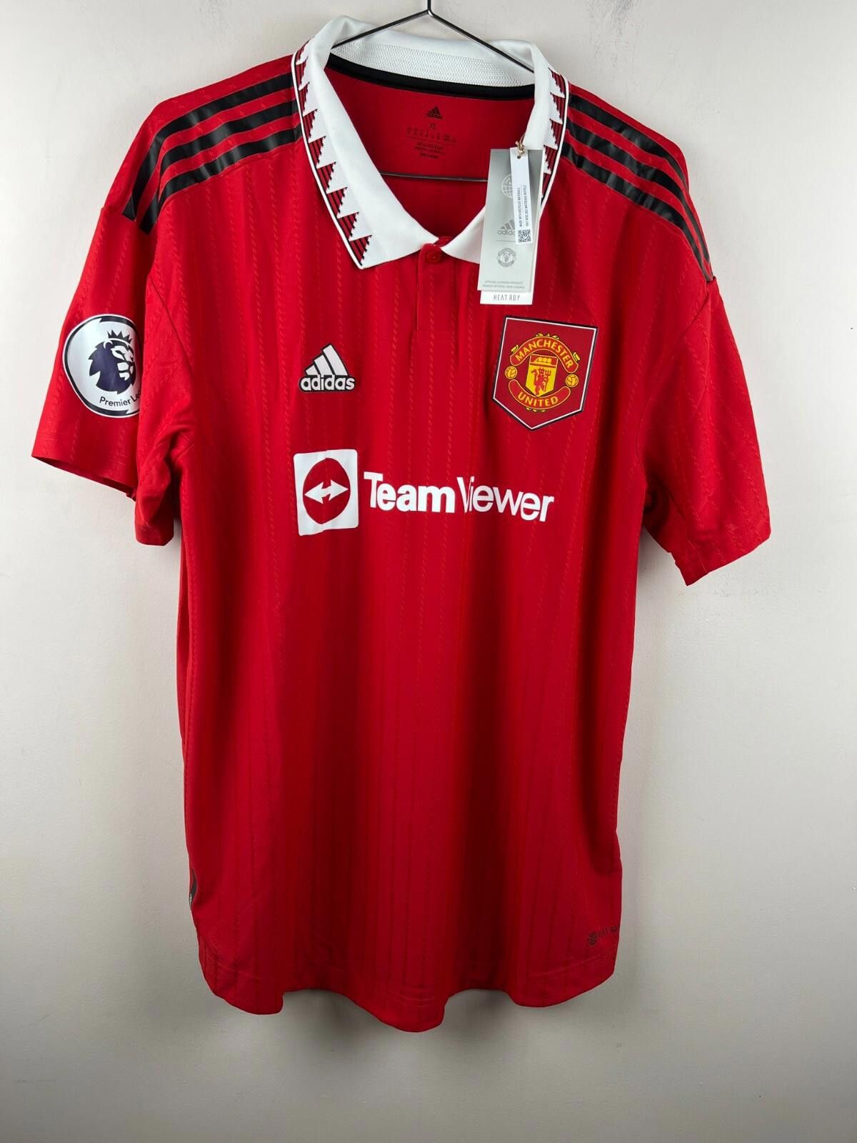 Adidas Authentic Adidas Manchester United 22/23 Home Jersey XL Size ONE SIZE - 1 Thumbnail