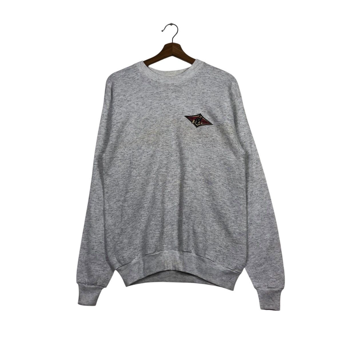 Vintage BEAR USA Archival Grey Crewneck Logo Hit True 90s Athletic Size US M / EU 48-50 / 2 - 2 Thumbnail