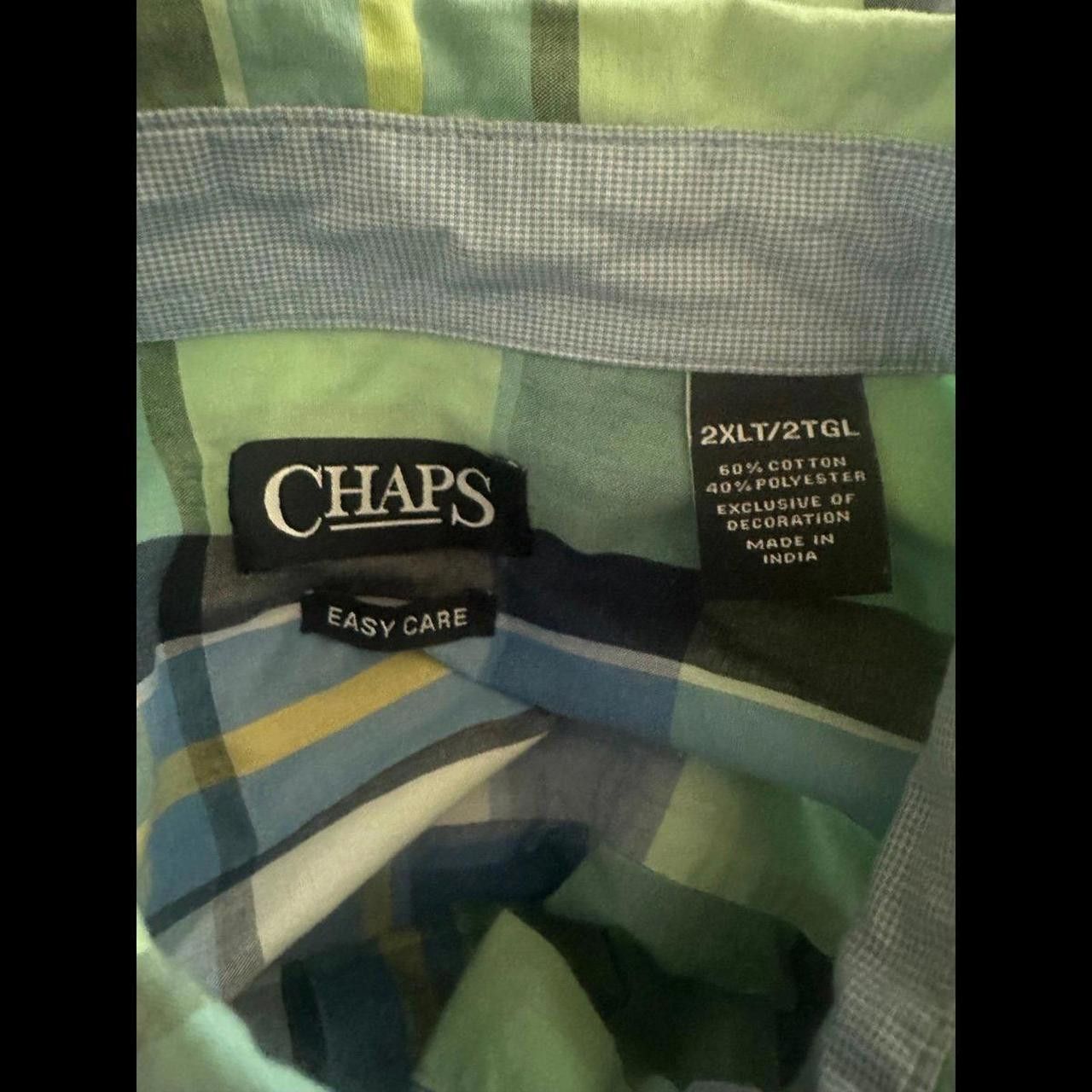 Chaps Mens Used Chaps Shirt Short Size US XXL / EU 58 / 5 - 2 Thumbnail