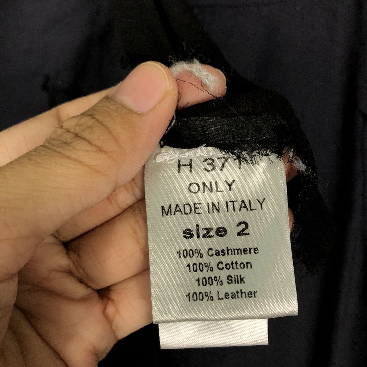 Japanese Brand 🔥Rich Black Long Jacket Fly Coats Kitsune Made in Italy Size US M / EU 48-50 / 2 - 16 Thumbnail