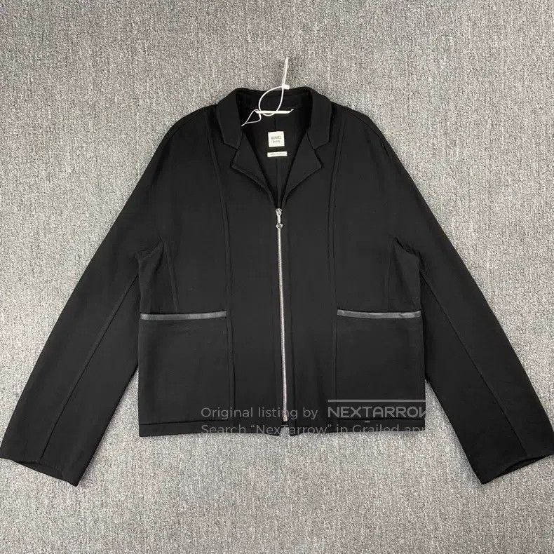 Hermes Hermes Black Collar Zipper Jacket Size S / US 4 / IT 40 - 1 Thumbnail
