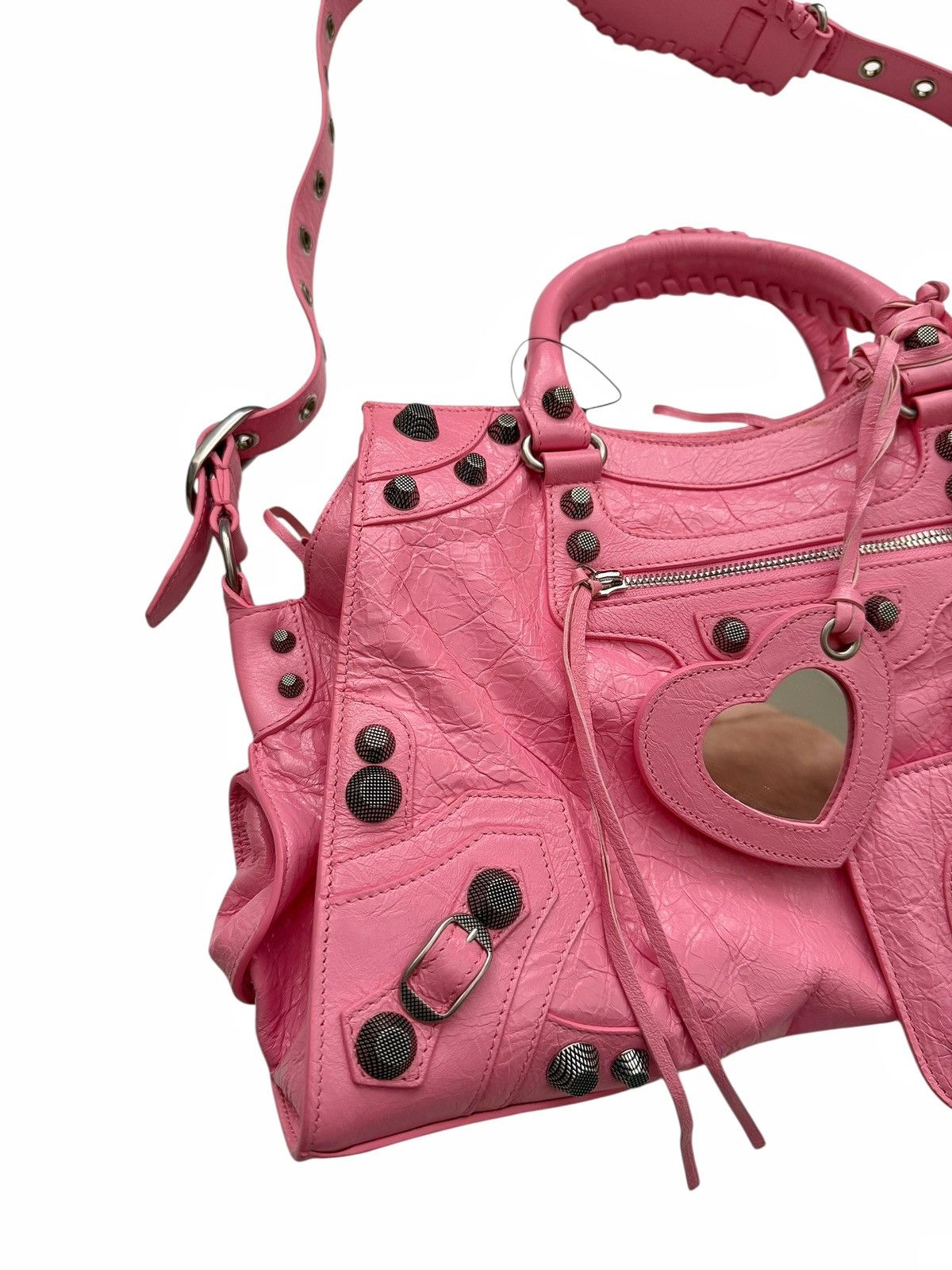 Balenciaga RARE Pink Le Cagole Neo City Bag Arena Leather Size ONE SIZE - 4 Thumbnail