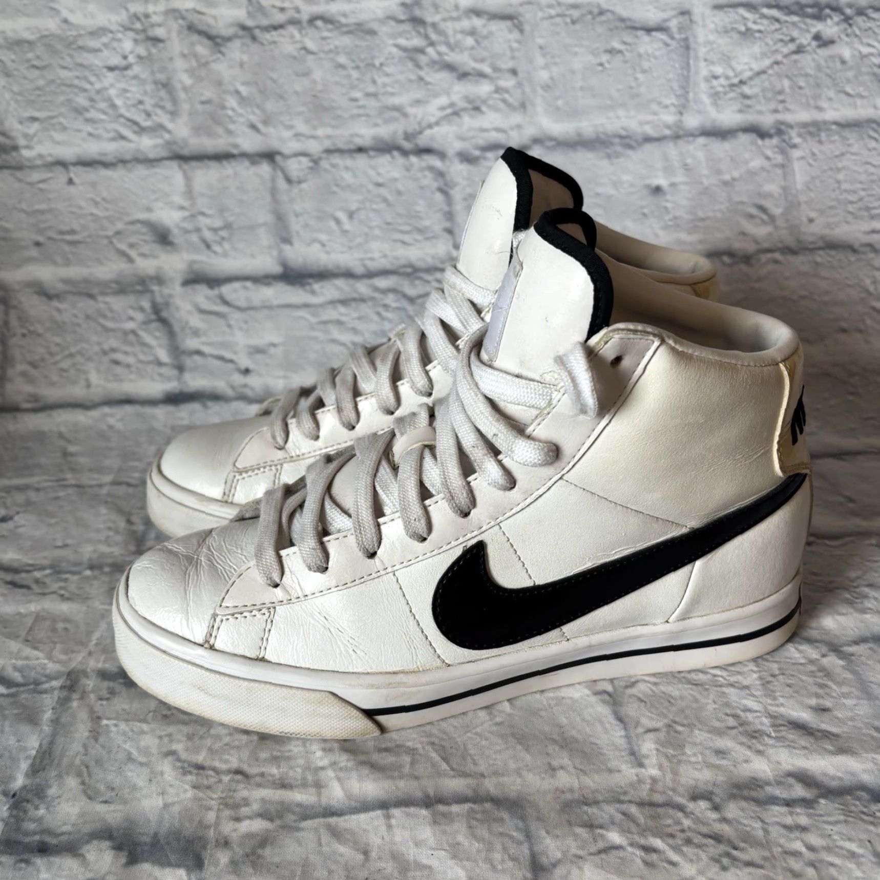 Nike Nike Blazers Sneaker High Top White Black 354697-141 Women’s 8.5 Shoes Breathable Comfort Vintage: No Size M / US 6-8 / IT 42-44 - 6 Thumbnail