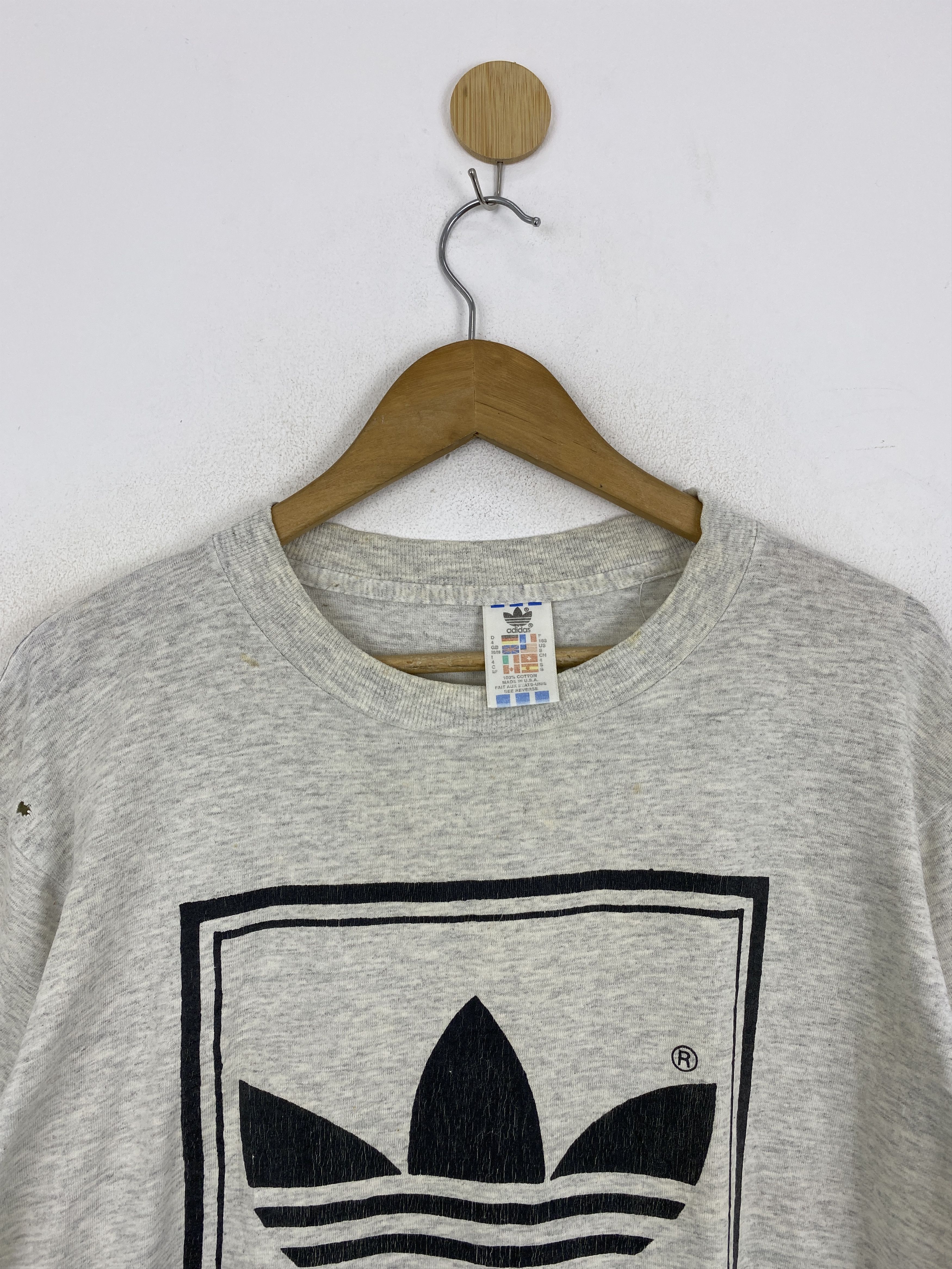 Adidas × Vintage Vintage 90s Adidas Big Logo Short Sleeve T Shirt TA0558 Size US S / EU 44-46 / 1 - 2 Thumbnail