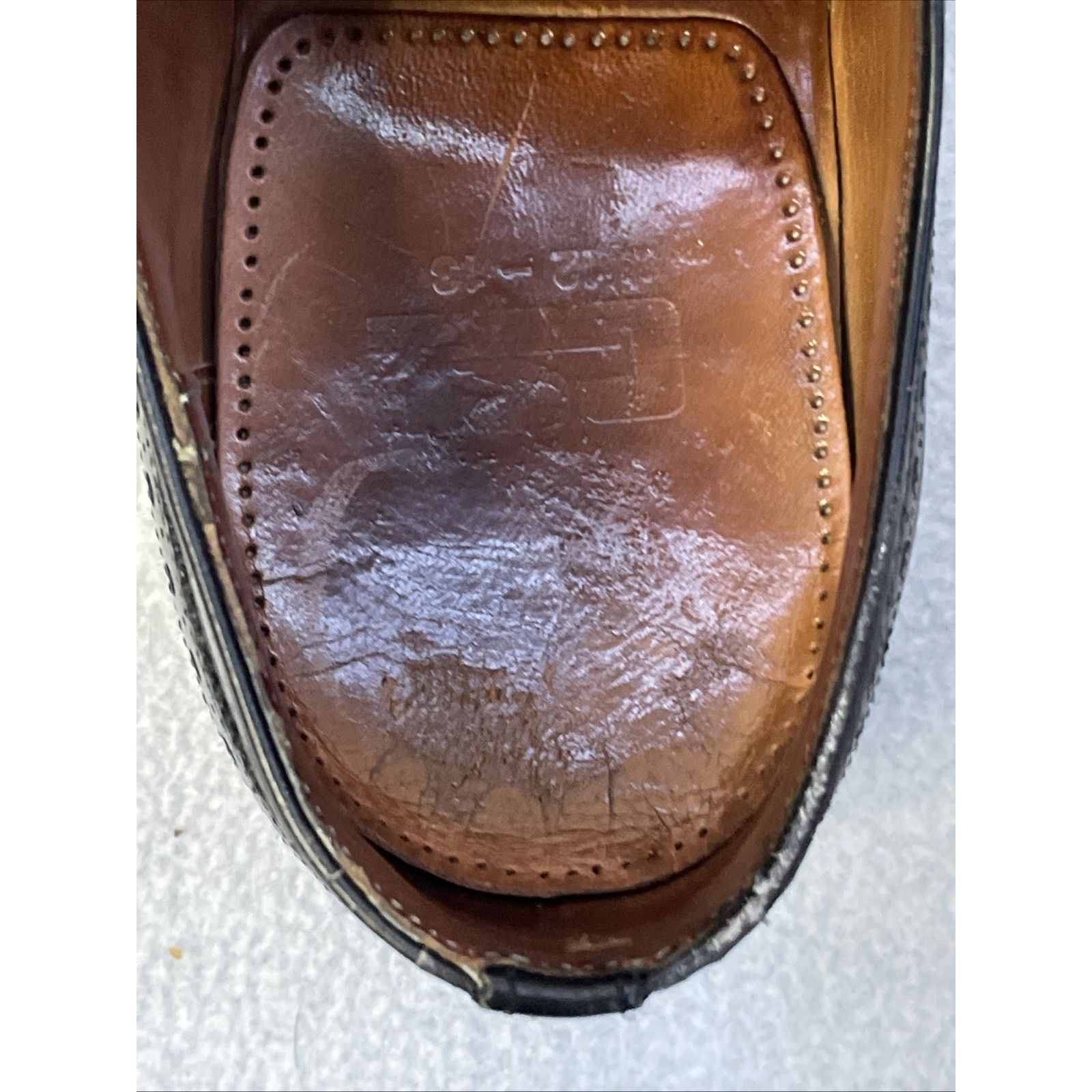 Church's Vtg Church’s Diplomat Black Semi-Brogue Oxford 3-City London Size US 11 / EU 44 - 18 Thumbnail