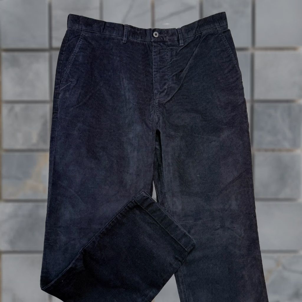 J.Crew J.CREW Pants Mens 34x32 Navy Blue Corduroy Straight Trouser Preppy Chino Wearable Size 34 Mens Regular Blue Navy Size US 34 / EU 50 - 1 Thumbnail
