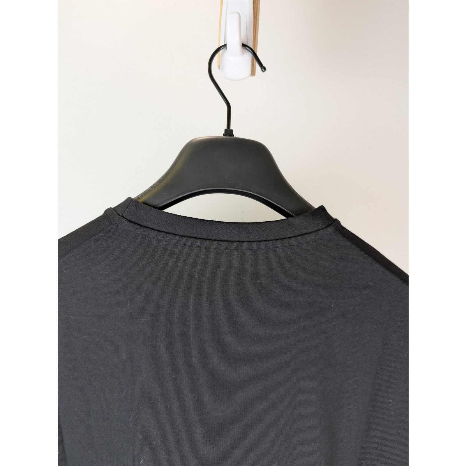 Jil Sander o1rshd1 Compact Cotton Jersey Python Pocket T-Shirt in Black Size US M / EU 48-50 / 2 - 18 Thumbnail